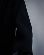 -SPECIAL- "JEAN PAUL GAULTIER"
 90's-00's Waist shape A-line silhouette black color super long coat