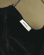 -SPECIAL- "FERRAGAMO" 2020's Sculpturally draped asymmetric maxi dress