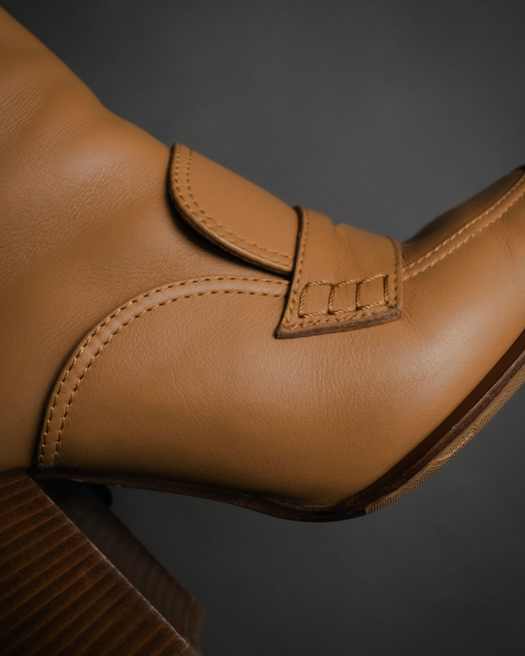 “LOEWE” 2010–2013 Penny loafer hybrid ankle boots