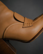 “LOEWE” 2010–2013 Penny loafer hybrid ankle boots