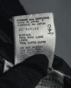 “JUNYA WATANABE” 97AW Textured wool single-breasted coat