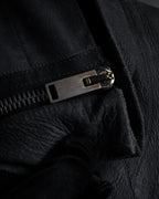 -SPECIAL- "Rick Owens" 13AW Ribbed leather zip-up jacket