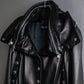 "Dolce & Gabbana" Silver stud design leather 2way coat