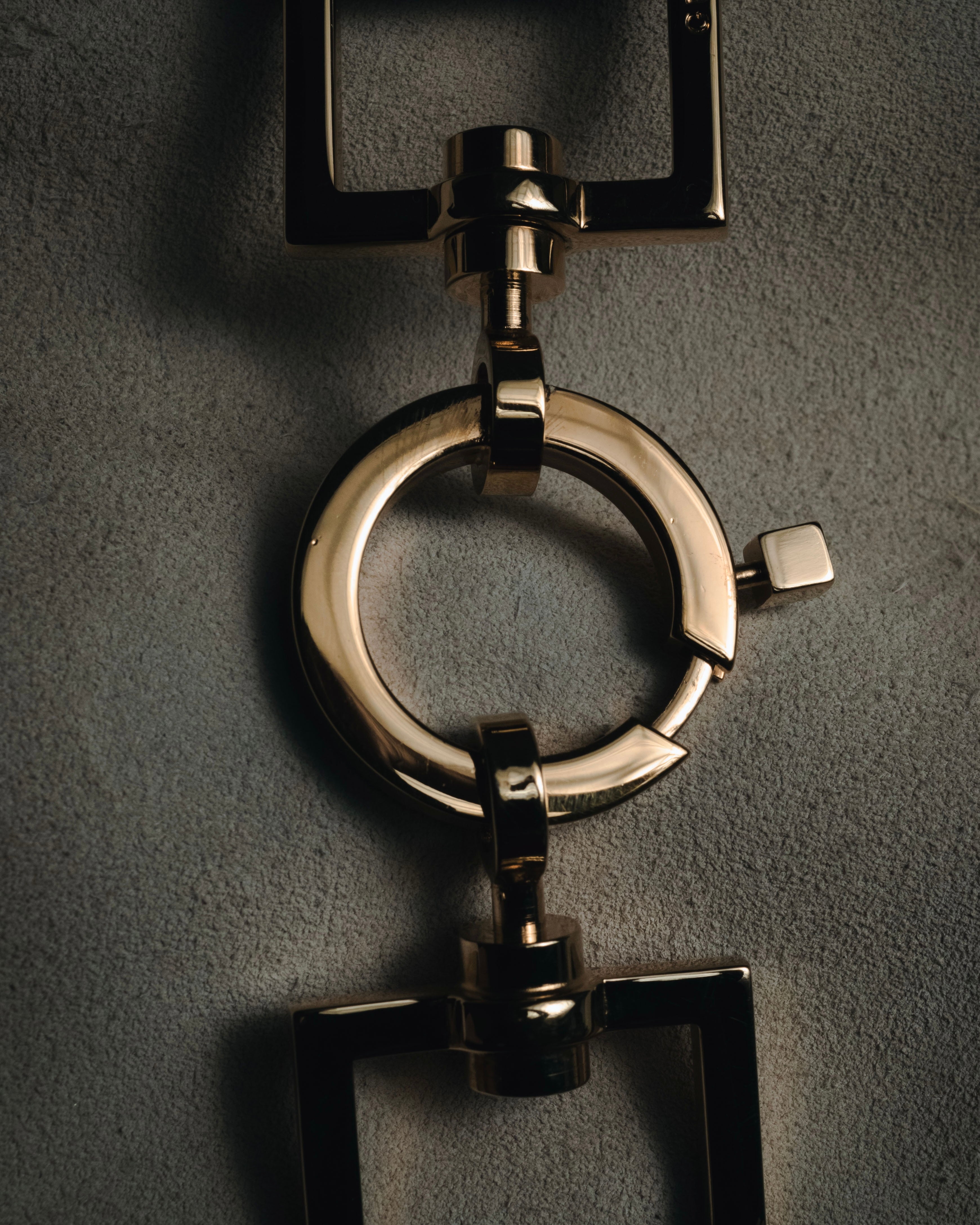 "GUCCI" 90’s-00’s suede piston-closure shoulder bag