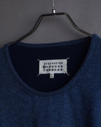 "MAISON MARGIELA" 17SS Asymmetric button line knit
