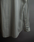 "GUCCI" Diamond jacquard striped shirt