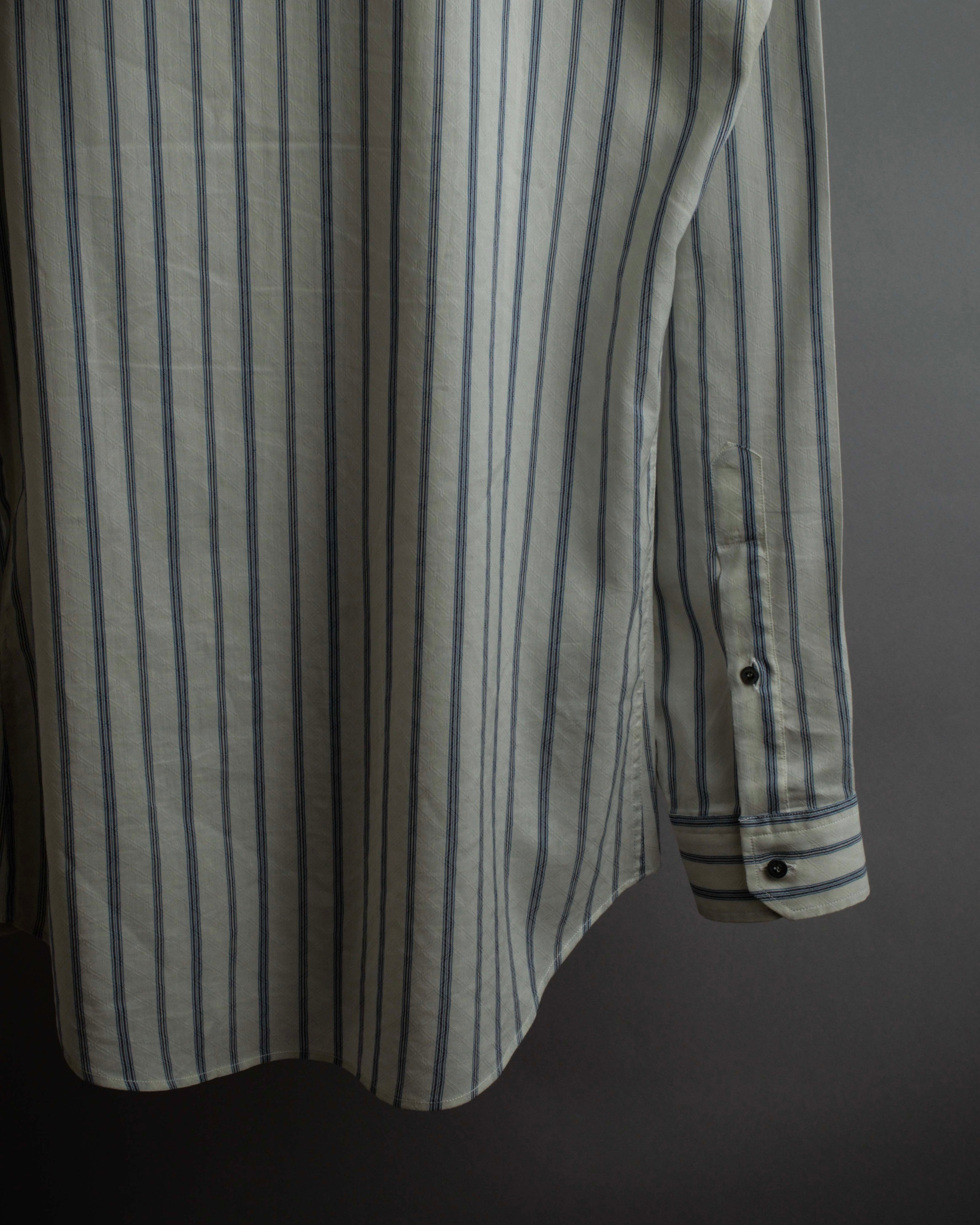 "GUCCI" Diamond jacquard striped shirt