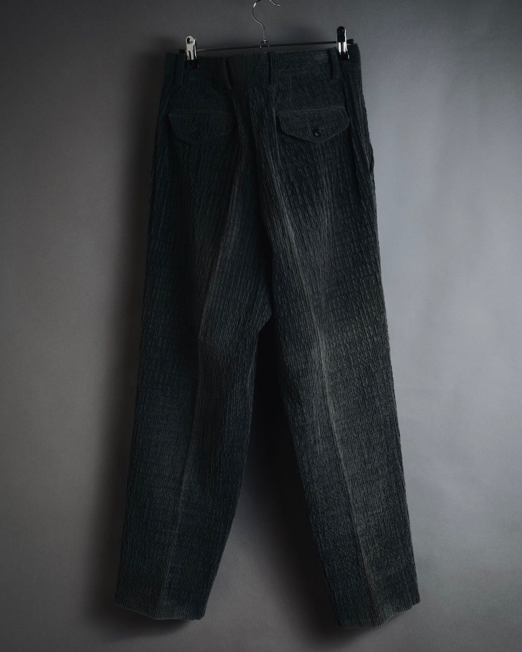 –SPECIAL– "ISSEY MIYAKE MEN" 98AW garment-pleated cotton tailoring set-up