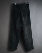 –SPECIAL– "ISSEY MIYAKE MEN" 98AW garment-pleated cotton tailoring set-up