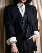 "BURBERRYS" Mohair mix classical tailored three-piece suit