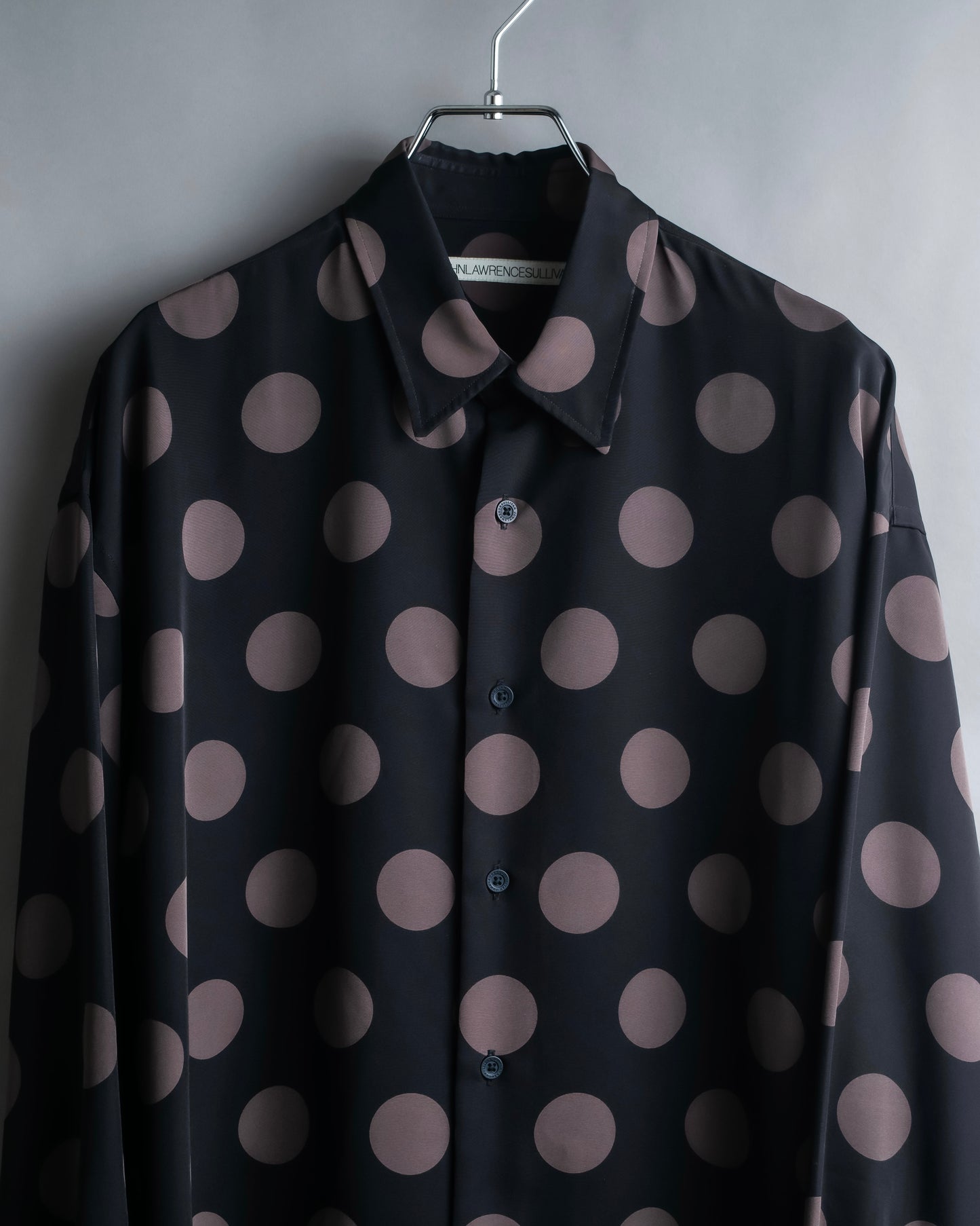 "JOHN LAWRENCE SULLIVAN" 19SS dot pattern oversized shirt