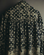 "Christian Dior" 80's-90's Elegant printed silk blouse