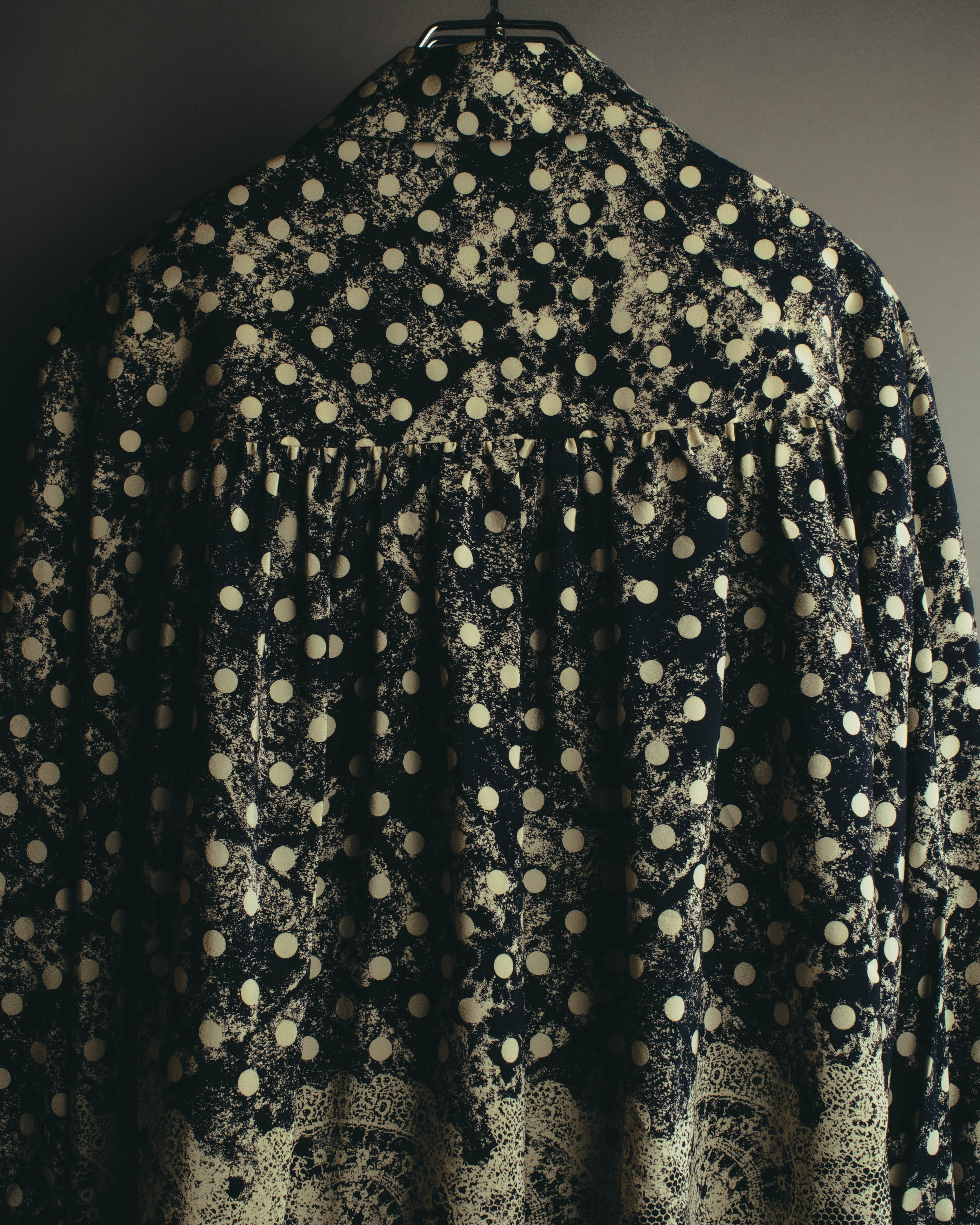"Christian Dior" 80's-90's Elegant printed silk blouse