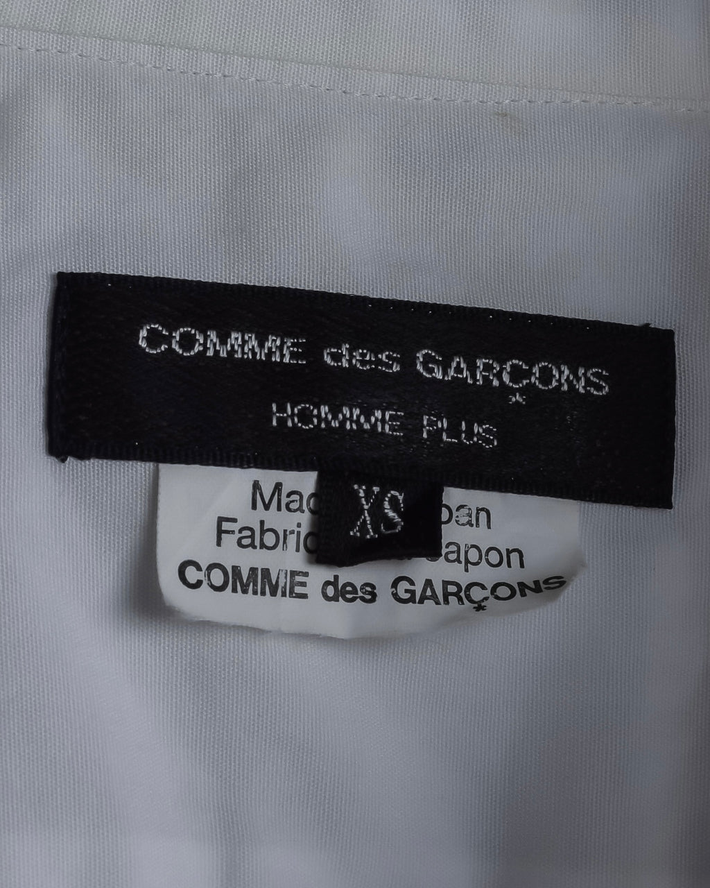 "COMME des GARCONS HOMME PLUS" 15SS Ripped cutting design cotton shirt