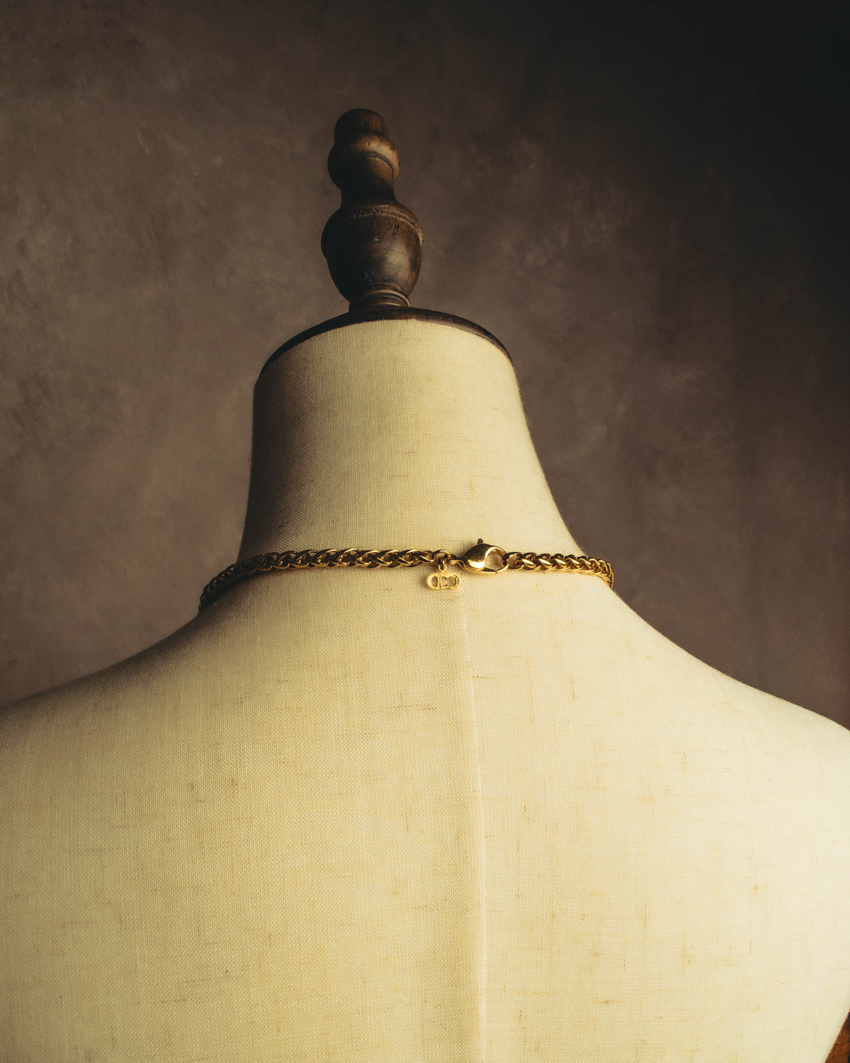 "Christian Dior" 80's-90's Ornate pendant necklace
