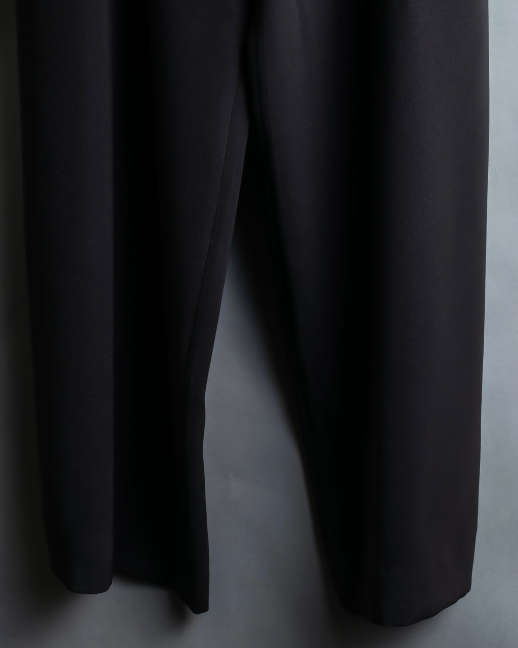 "GIORGIO ARMANI" Soft texture  brown wide slacks