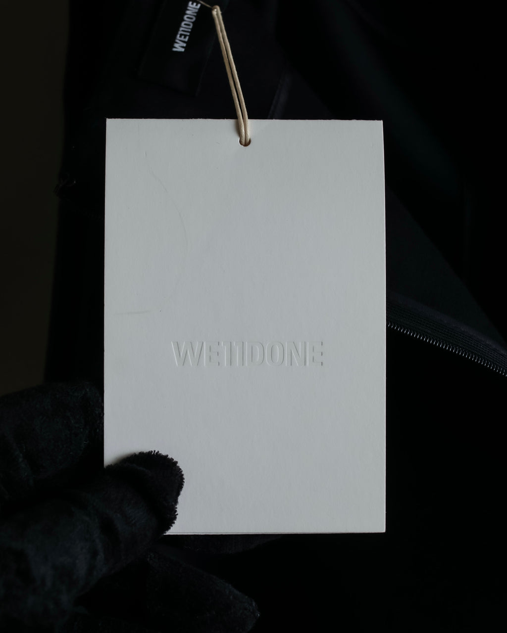 "WE11DONE" Flare silhouette super maxi skirt