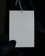 "WE11DONE" Flare silhouette super maxi skirt