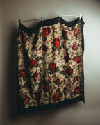 "Christian Dior" 80's-90's Floral paisley patterned large scarf