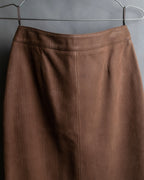 "LOEWE" Three-dimensional ribbed lamb leather set up