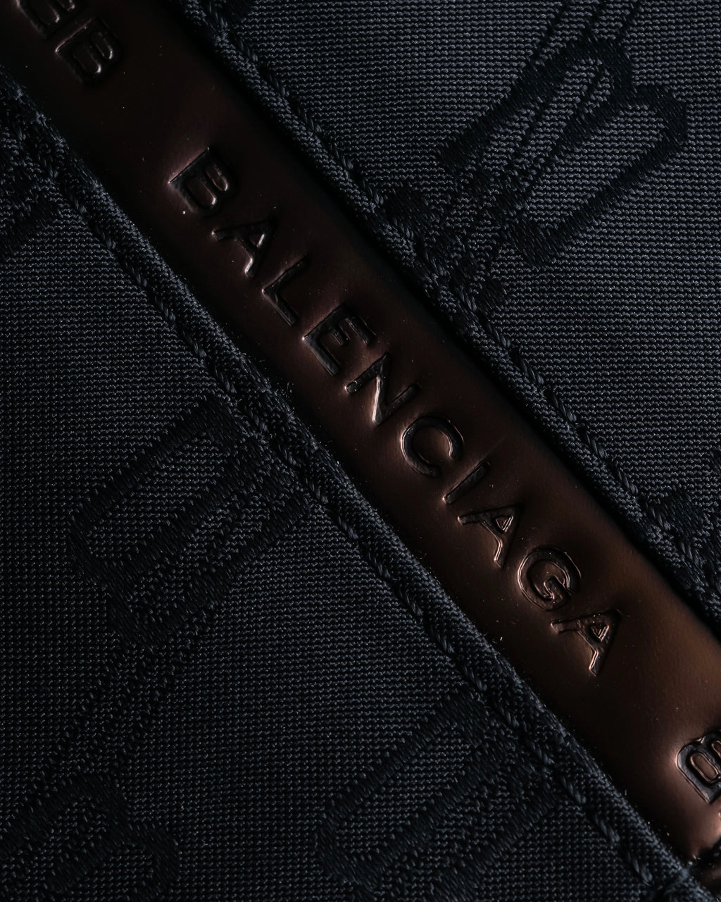 "BALENCIAGA" BB monogram jacquard shoulder bag