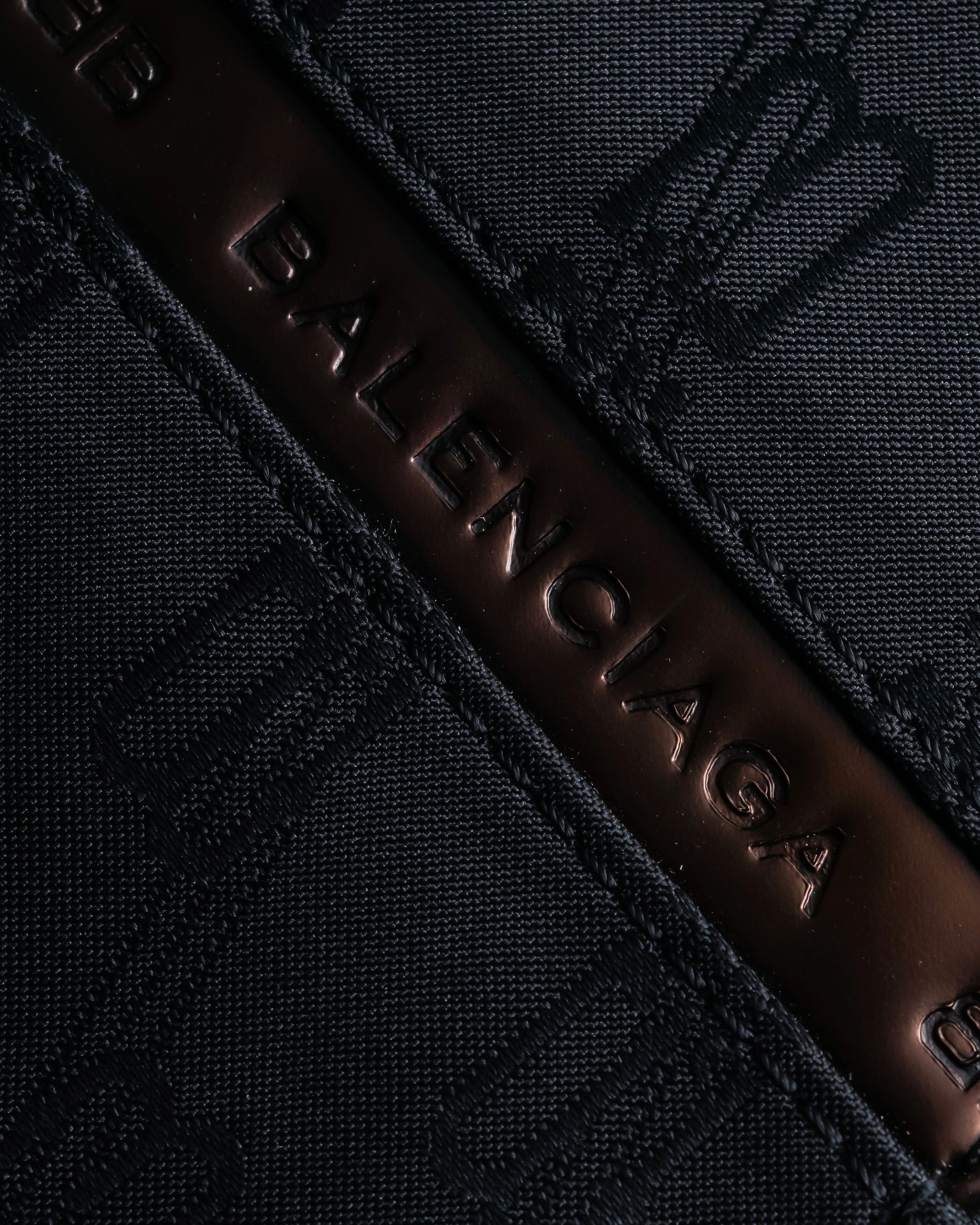 "BALENCIAGA" BB monogram jacquard shoulder bag