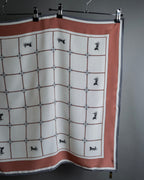 "CELINE" Horse-drawn carriage design silk scarf