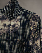 –SPECIAL– “Christian Dior” 80’s-90’s archival toile print shirt