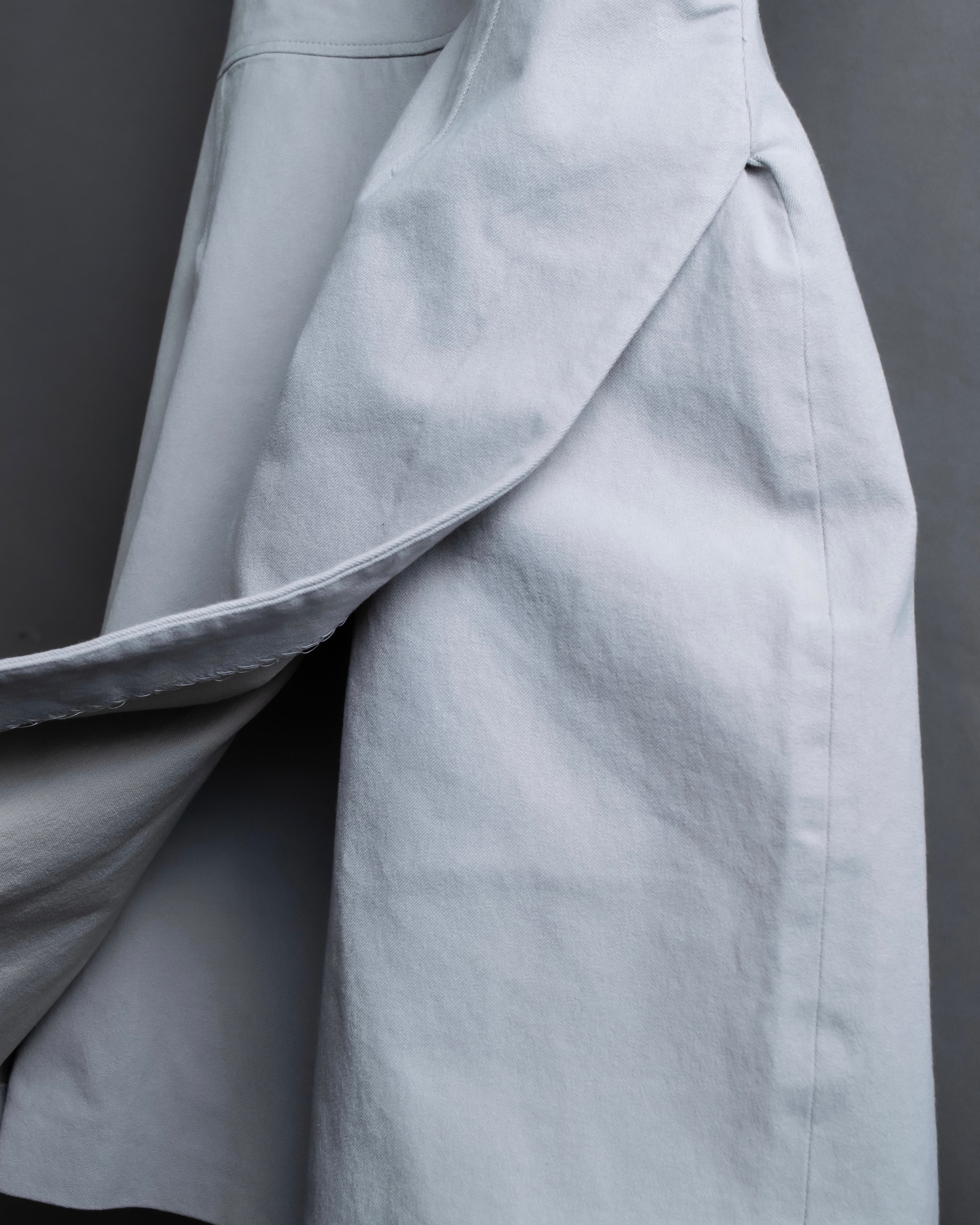 “Helmut Lang” Asymmetry designed v neck one piece