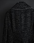 "Dolce & Gabbana" Double-breasted beautiful tweed long coat