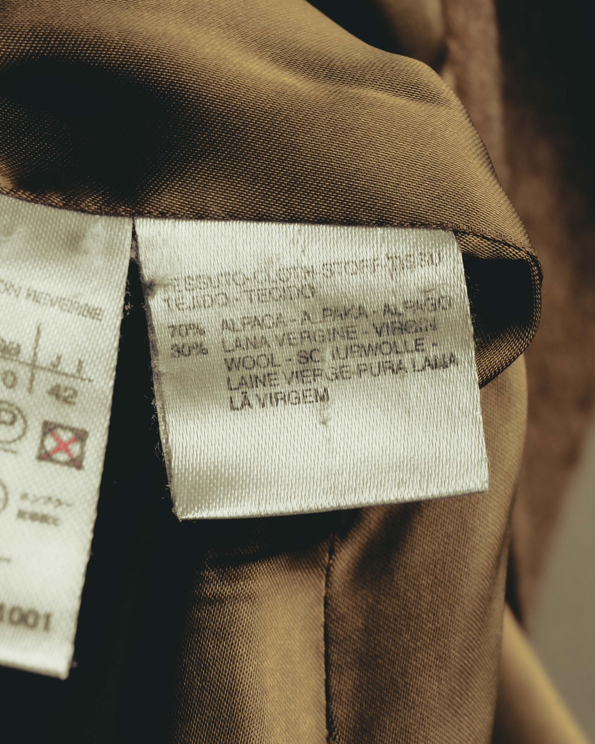 -SPECIAL- “Max Mara” 90’s-00’s Angora blend belted wrap coat