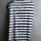 "MM6 MAISON MARGIELA" Peeling border pattern sleeveless pullover