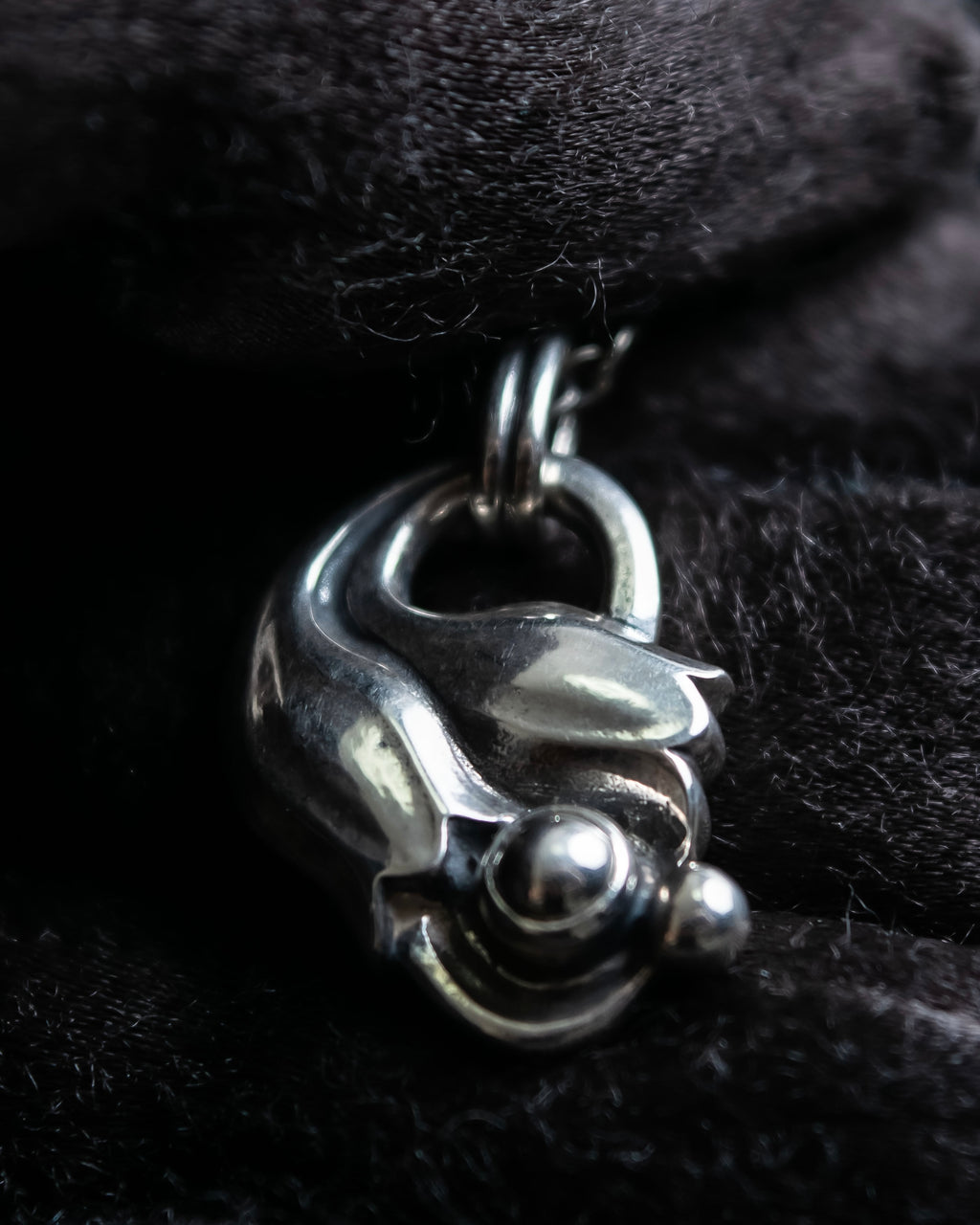 "GEORG JENSEN" Lily of the valley motif earrings