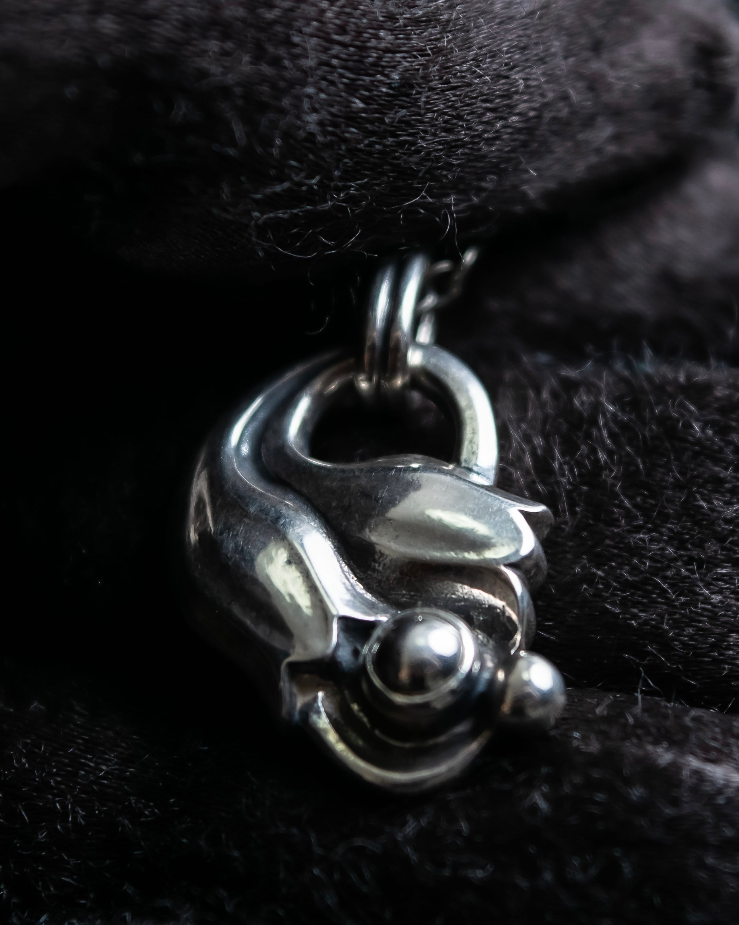 "GEORG JENSEN" Lily of the valley motif earrings