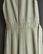 "VALENTINO" Belted design sleeveless long dress