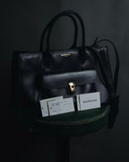 "BALENCIAGA" 2013 Autumn/Winter Padlock All Afternoon Structured Leather Bag