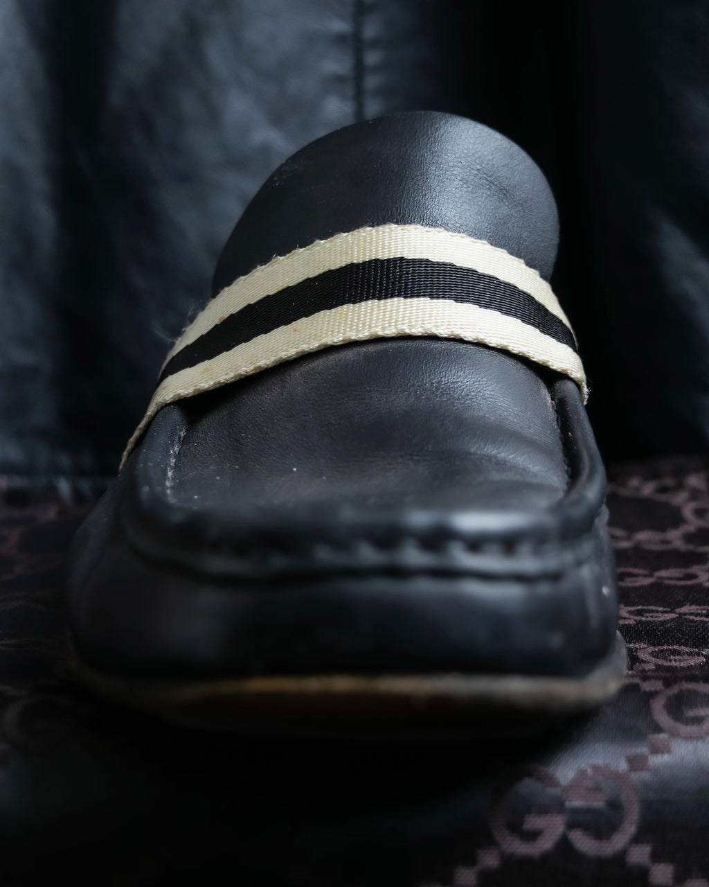 "GUCCI" Shelly line detail driving shoes