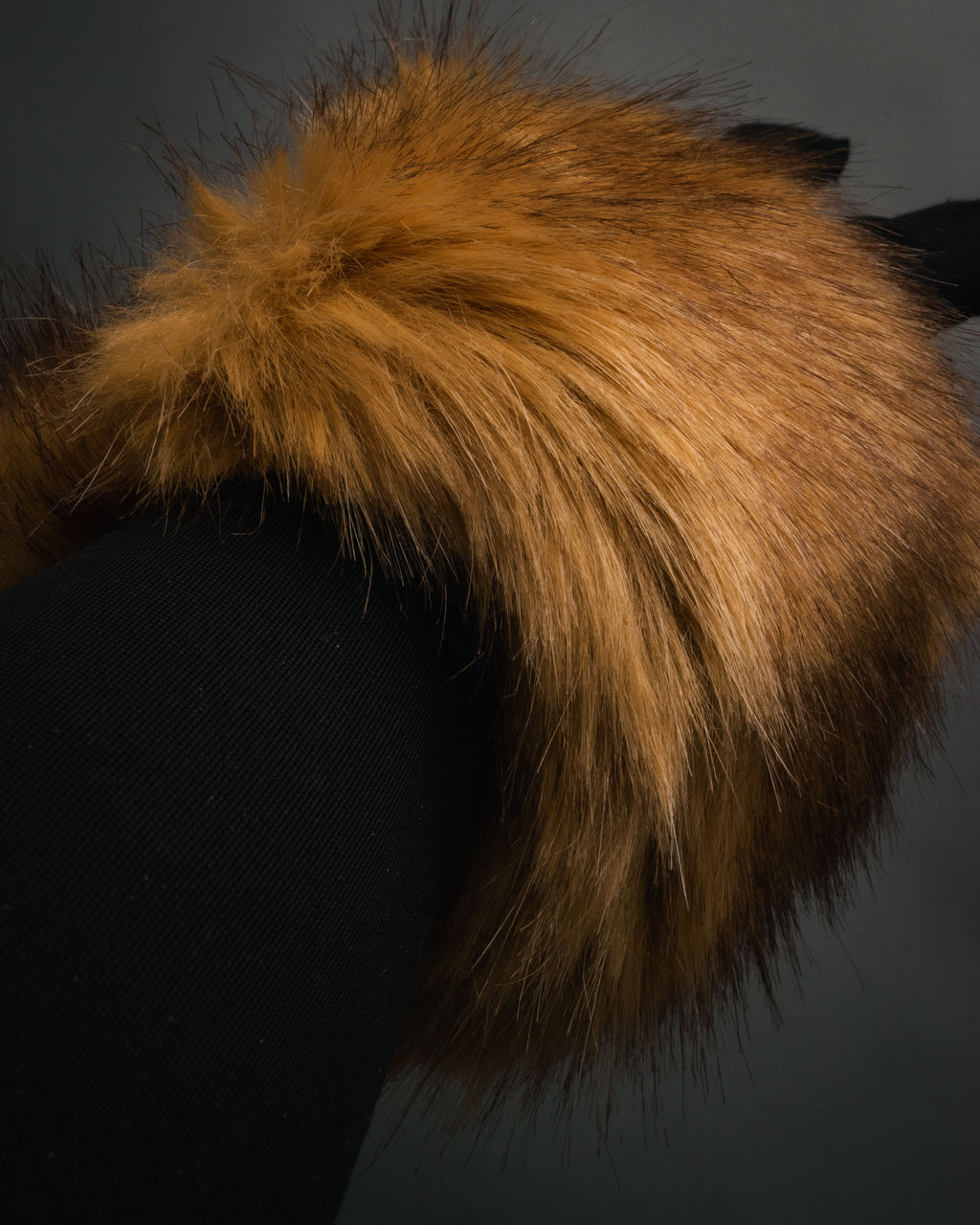 “SAINT LAURENT PARIS“ 2021-2022 Faux fur wrist cuffs