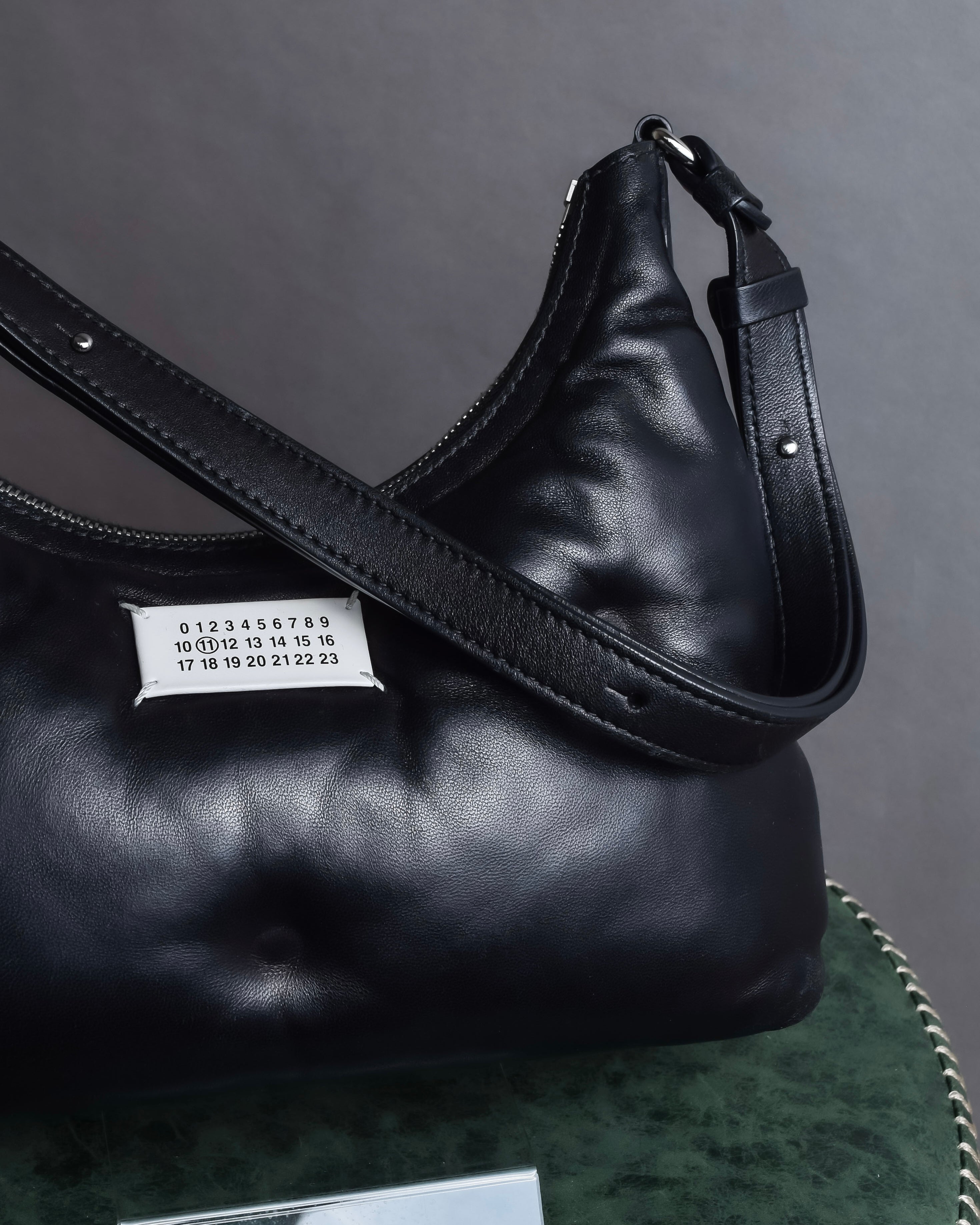"MAISON MARGIELA" Glam Slam black one shoulder bag