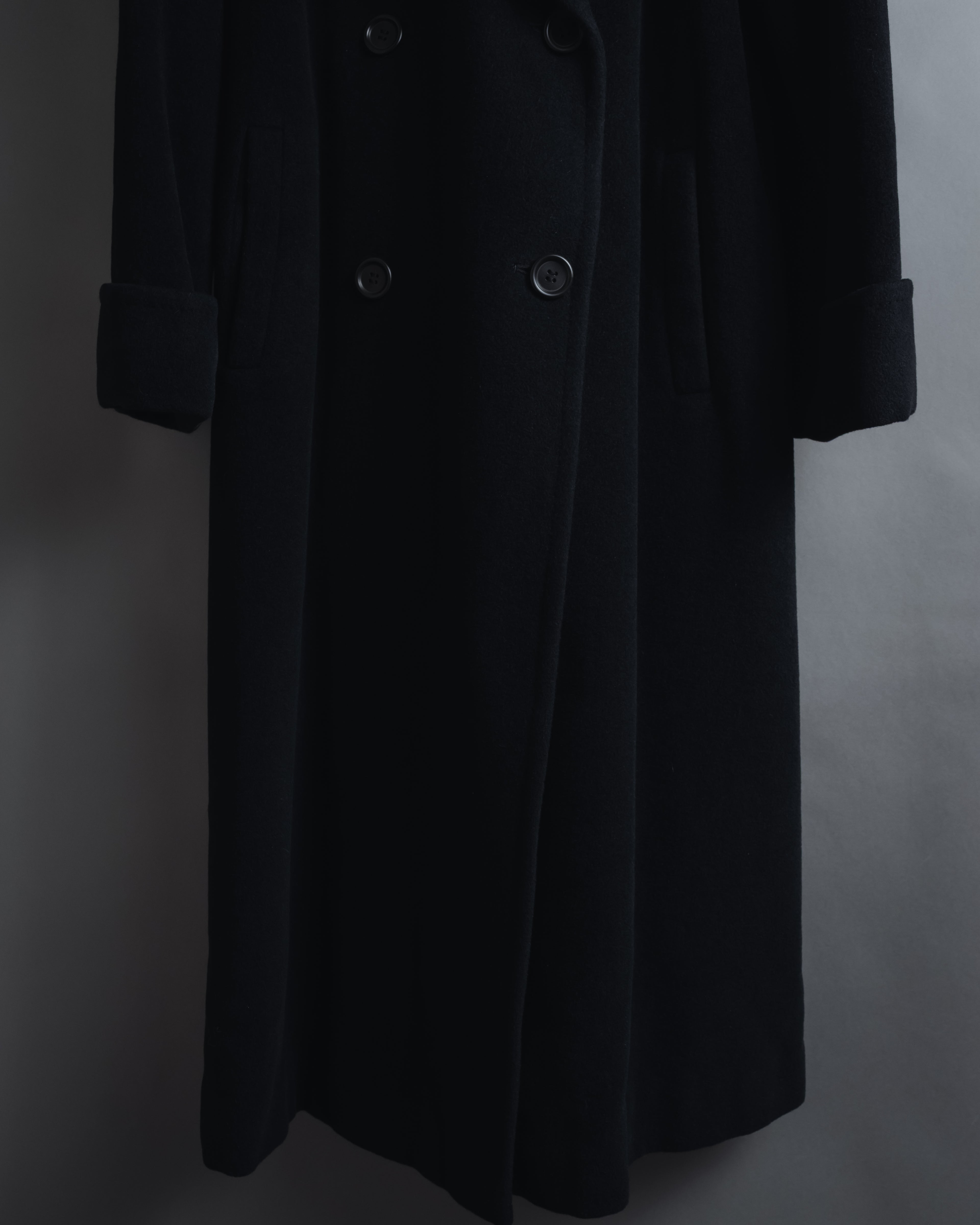 “SOPRANI DONNA” Tailored double-breasted long coat