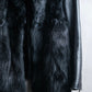 "MOROKO BAR" Real fur docking leather jacket