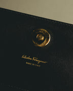 "Salvatore Ferragamo" 2010's Classic Gancini top handle shoulder bag