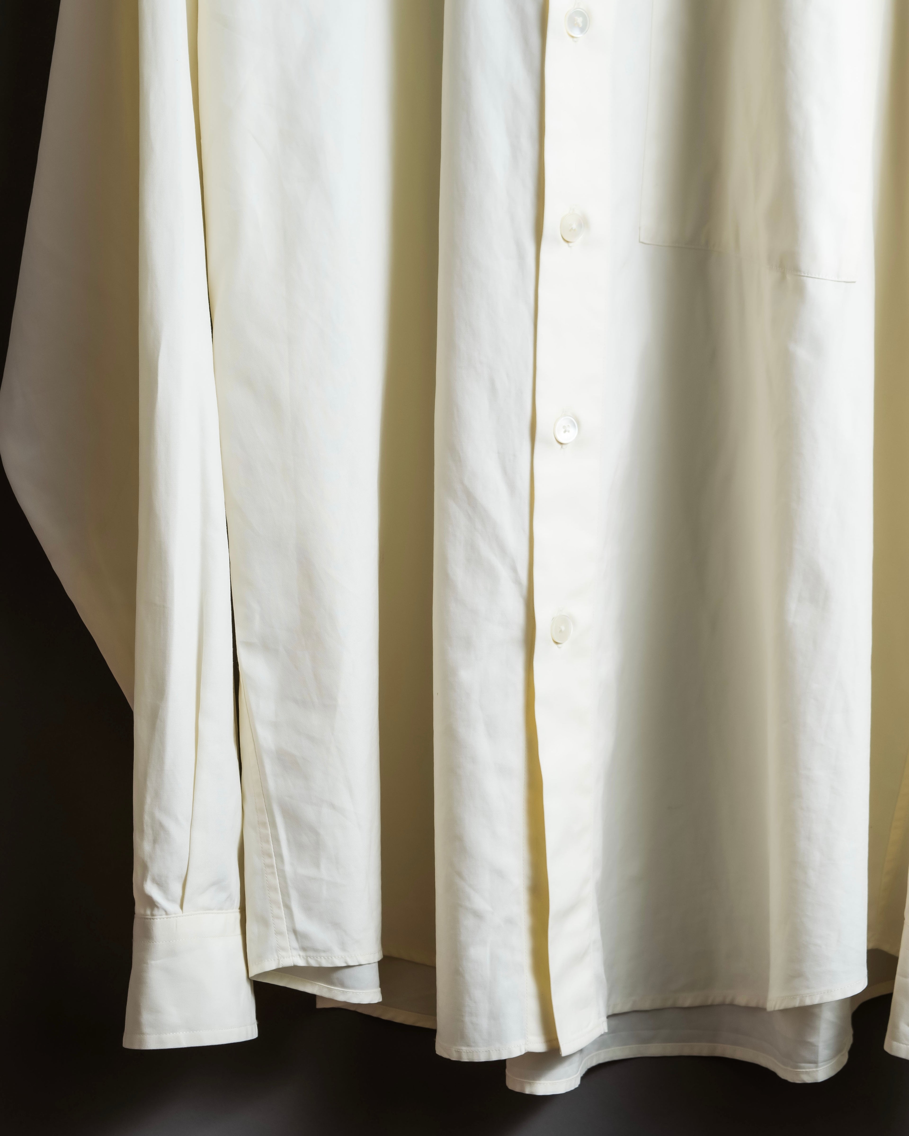 "AURALEE" Oversized, high quality cotton shirt