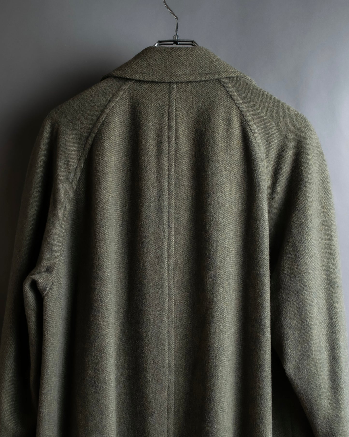 "Pierre Cardin" Double breasted oversized melton chester coat