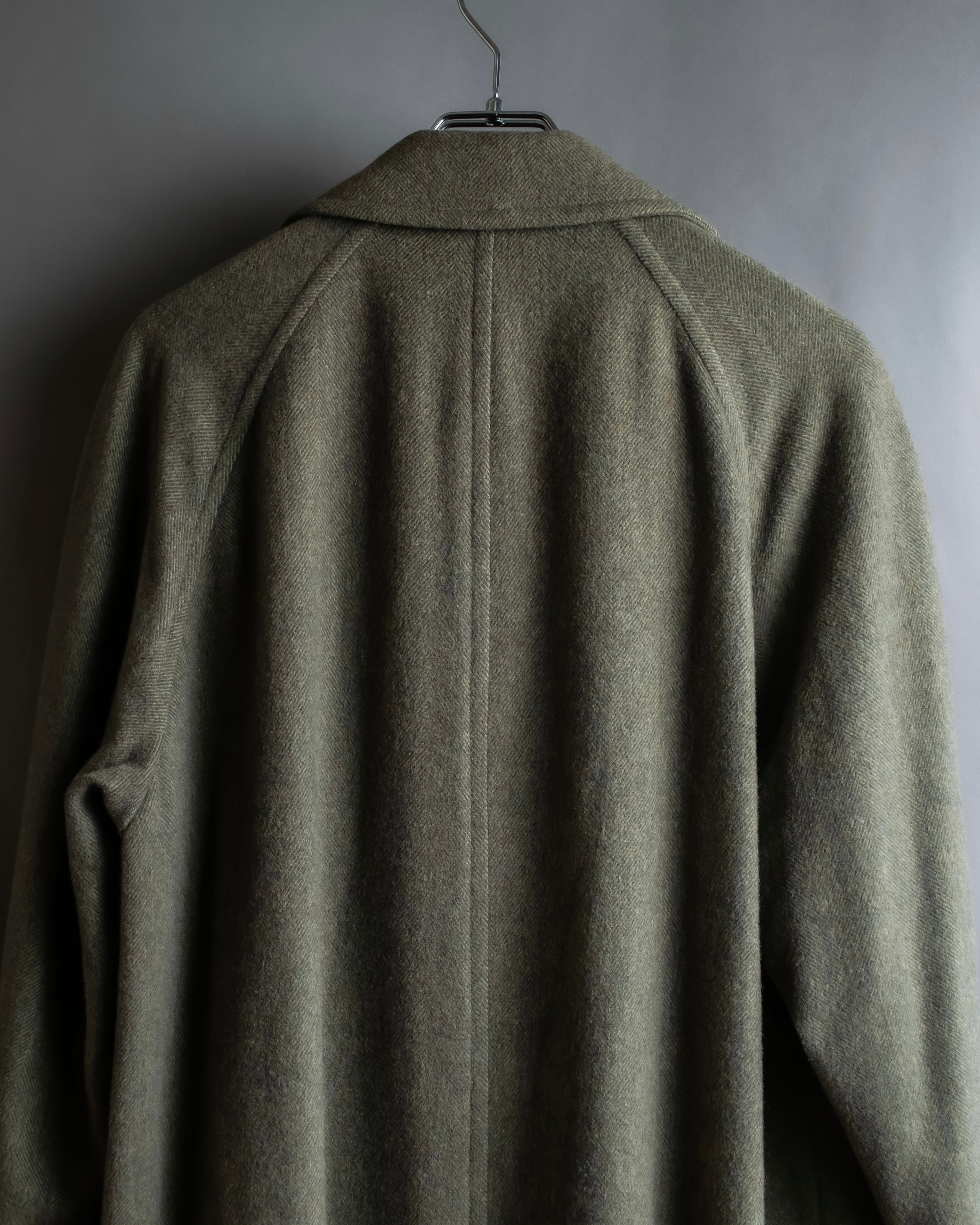 "Pierre Cardin" Double breasted oversized melton chester coat