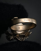“DIOR” 2010’s Tiger and flower sculptural ring