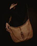 –SPECIAL– "GUCCI" 70’s pigskin horsebit piston hobo bag