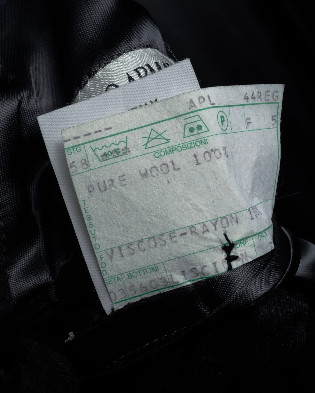 "GIORGIO ARMANI" Double-breasted charcoal gray super maxi chester coat