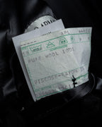 "GIORGIO ARMANI" Double-breasted charcoal gray super maxi chester coat