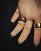 -SPECIAL- “CHANEL” 2000AW Glass pearl embellished CC statement ring